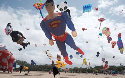 Festival Layangan Internasional di Sanur Bali