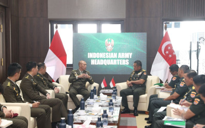 TNI AD dan Singapore Army Perkuat Kerja Sama Pertahanan