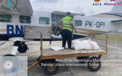 Gandeng BMKG, Kemenhut Luncurkan Operasi Modifikasi Cuaca Tanggulangi Karhutla Riau