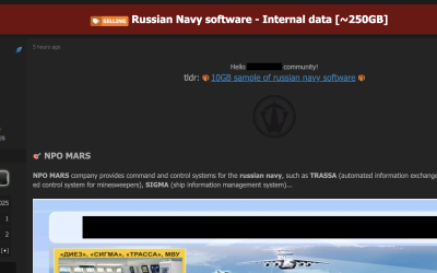 250GB Data Rahasia Militer Rusia Bocor, Sistem Perang Laut Terungkap