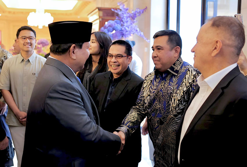 Presiden Prabowo tiba di Paris, Prancis, Minggu (13/7). [Tim Media Presiden]