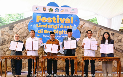 Enam Menteri Teken Komitmen Bersama, Lindungi Anak di Internet