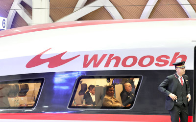 Presiden Prabowo Naik Whoosh ke Bandung