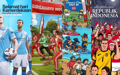 Klub-Klub Top Dunia Rayakan HUT ke-80 Kemerdekaan RI