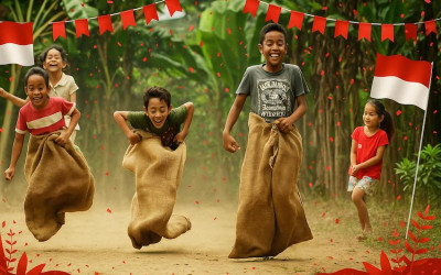 Sejarah Pilu di Balik Keseruan Lomba Balap Karung 17 Agustus