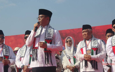 Aksi Bela Gaza di Monas : Pemerintah RI Konsisten Perjuangkan Kemerdekaan Palestina