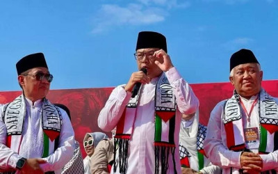 Dua Petinggi Gerindra Hadiri Aksi Bela Palestina di Monas