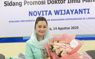 Di Tengah Padatnya Agenda DPR, Novita Wijayanti Raih Gelar Doktor Cum Laude dalam 3 Tahun
