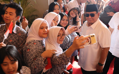 Prabowo Hadiri National Day Singapura, Disambut Hangat WNI dan Diaspora