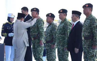 Upacara Gelar Pasukan Operasional dan Kehormatan Militer