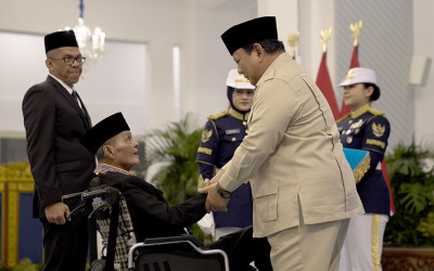 Presiden Prabowo Silaturahmi dengan Veteran Pejuang Timor Timur