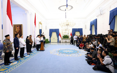 Presiden Prabowo Beri Keterangan Pers