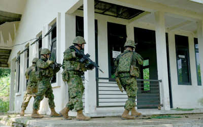 TNI Latihan Bersama Pasukan Militer Amerika dan Jepang