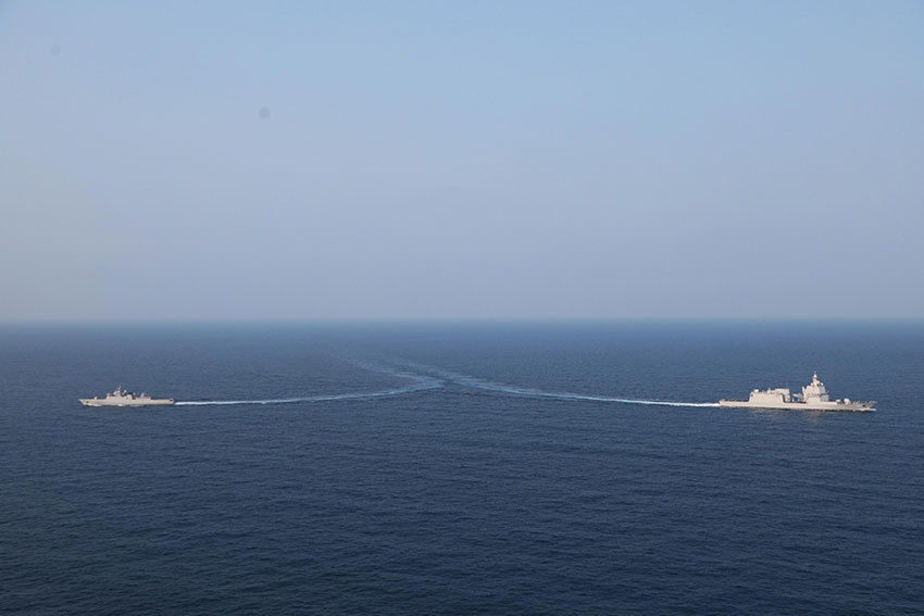Passing Exercise (Passex), di selatan perairan Turki, Sabtu (2/8). [astakom/Puspen TNI]