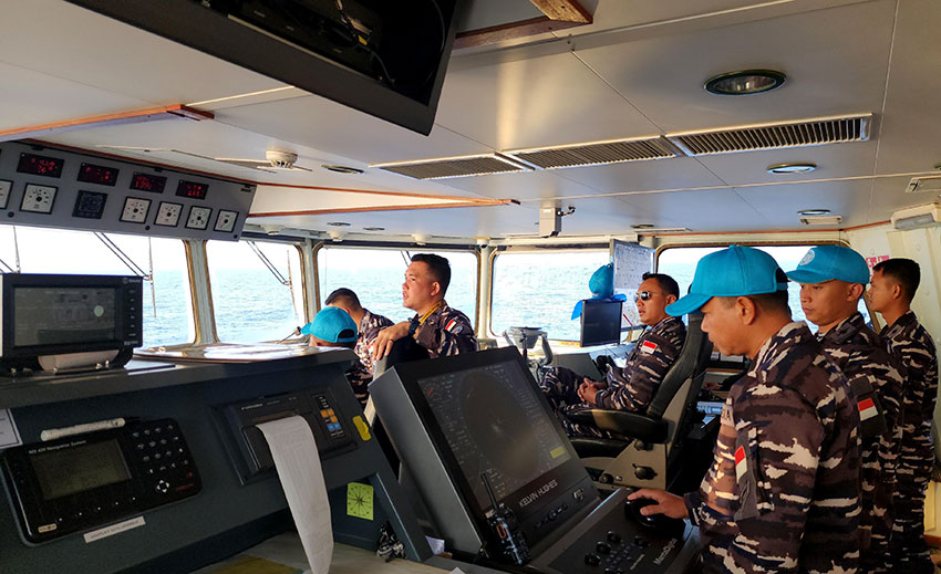 Passing Exercise (Passex), di selatan perairan Turki, Sabtu (2/8). [astakom/Puspen TNI]