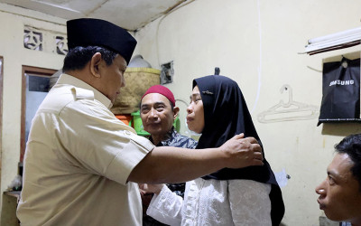 Presiden Prabowo Melayat ke Rumah Duka Affan Kurniawan