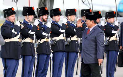 Presiden Prabowo Disambut Hangat di Amsterdam