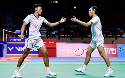 Fajar/Fikri Tembus Final Korea Open 2025 Usai Bungkam Ganda Taiwan