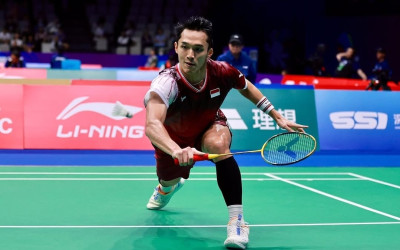 Jonatan Christie Melaju, Ginting dan Alwi Gugur di Babak Pertama China Masters 2025