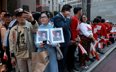 Presiden Prabowo Tiba di New York