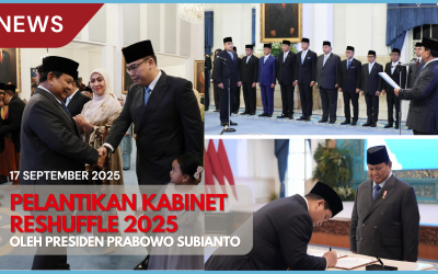 Pelantikan Kabinet Reshuffle 2025 Oleh Presiden Prabowo Subianto