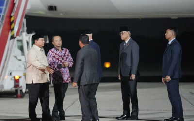 Prabowo Tiba di Tanah Air Rabu Malam, Kembali dari Kunjungan Kerja di Tiongkok
