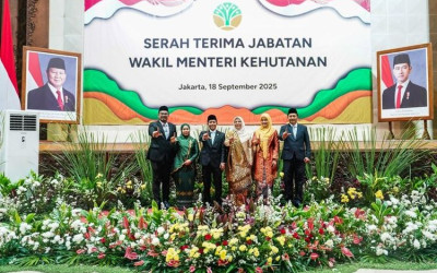 Sertijab Wamenhut Rohmat Marzuki, Menhut: Pilot-Kopilot Bersama Jaga Hutan Indonesia