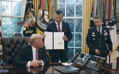 Trump Ganti Nama Departemen Pertahanan Jadi Departemen Perang
