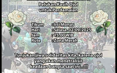 Ojol Serukan Aksi Damai Akan Perbaiki Situasi Bangsa Kembali Normal