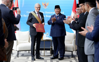 Presiden Prabowo Gelar Pertemuan dengan Bill Gates, Anugerahkan Bintang Jasa Utama