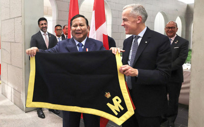 Pertemuan Presiden Prabowo dan PM Kanada