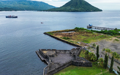 Wisata Benteng Kalamata di Ternate