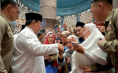 Presiden Prabowo Hadiri Maulid Nabi Muhammad SAW