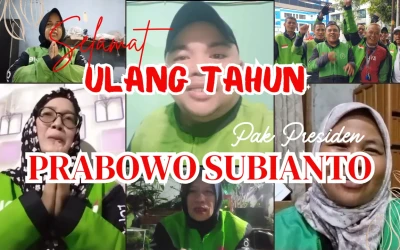 Dari Ojol untuk Prabowo: Doa Tulus di Hari Ulang Tahun Sang Presiden