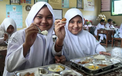 Pelaksanaan Program MBG di MIN 18 Aceh Besar