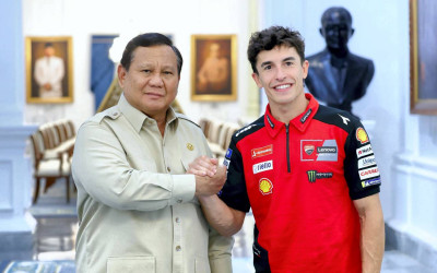 Prabowo Sambut Marc Márquez di Istana, Dorong Sport Tourism dan Regenerasi Pebalap Indonesia