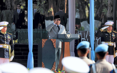 Presiden Prabowo Pimpin Upacara Hari Kesaktian Pancasila