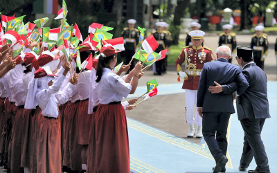 Presiden Prabowo Terima Kunjungan Kenegaraan Presiden Brasil
