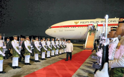 Presiden Prabowo Tiba di Malaysia