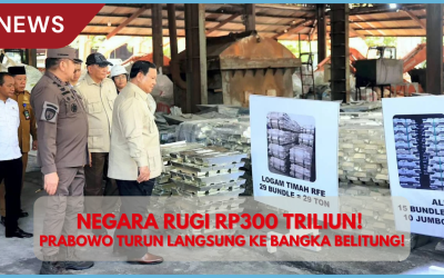 Negara Rugi Rp300 Triliun! Prabowo Turun Langsung ke Bangka Belitung!