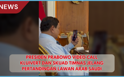 Presiden Prabowo Video Call Kluivert dan Skuad Timnas Jelang Pertandingan Lawan Arab Saudi