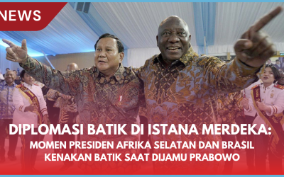 Diplomasi Batik di Istana Merdeka: Momen Presiden Afrika Selatan dan Brasil Kenakan Batik Saat Dijamu Prabowo
