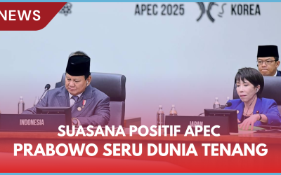 Suasana Positif APEC, Prabowo Seru Dunia Tenang