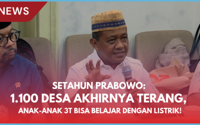 1 Tahun Presiden Prabowo, 1.100 Desa sebelumnya 'Gelap'  kini Diterangi Listrik