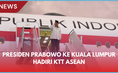 Hadiri KTT ASEAN, Presiden Prabowo Bertolak ke Kuala Lumpur