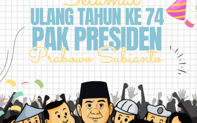 Selamat Ulang Tahun ke 74 Pak Presiden Prabowo