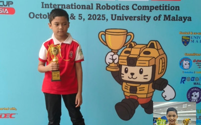 Anak Indonesia Berprestasi di Ajang Robotik Internasional Malaysia