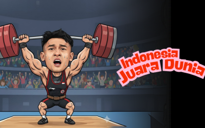 Mantap! Rizki Juniansyah Juara Angkat Besi Dunia