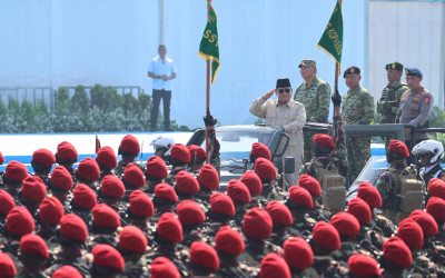 Prabowo Lantik Sejumlah Panglima Kodam hingga Komandan Brigade, Begini Pesannya !