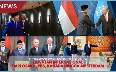 Prabowo Jadi Sorotan Dunia! Lawatan Diplomasi Internasional dari Osaka, PBB, Kanada hingga Amsterdam